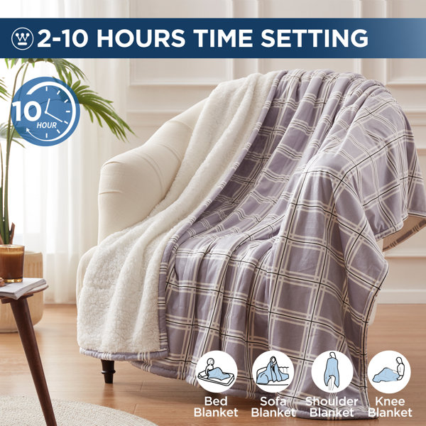 Westinghouse Heated Throw Blanket & Reviews Wayfair